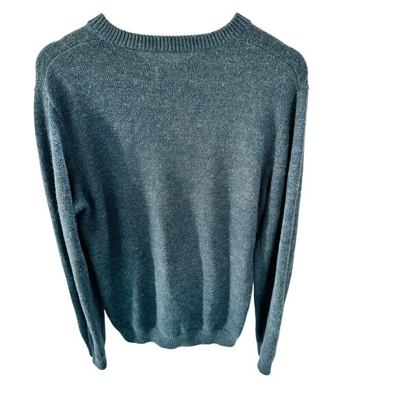 Y2K Heather Blue Vintage V-Neck Volcom Men's Sweater Size Medium - Picture 2 of 6